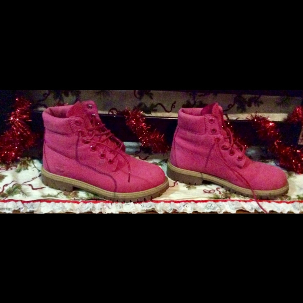 Pink timberlands